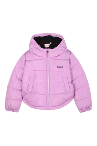 Doudoune à capuche - Mauve - Hugo