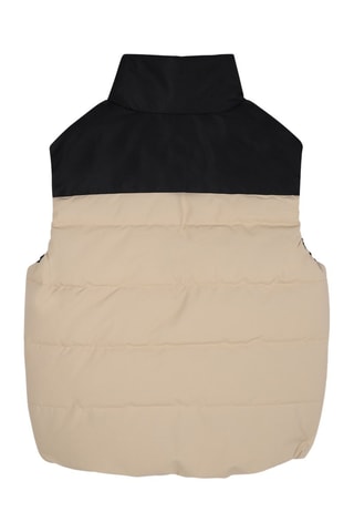 Doudoune sans manches - Beige et noir - Hugo
