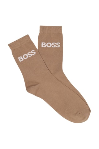 3 paires de chaussettes - Camel et noir - Boss
