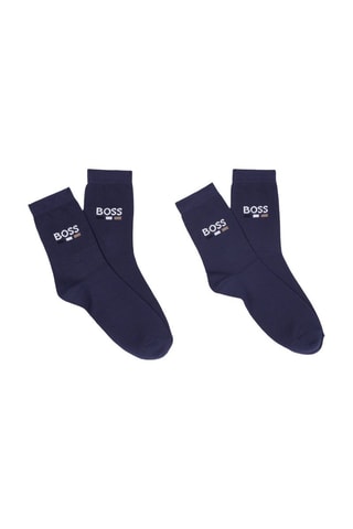 2 paires de chaussettes - Bleu marine - Boss