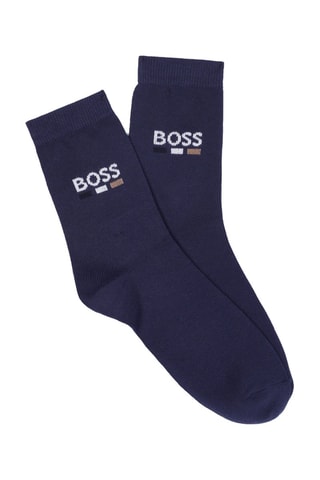 2 paires de chaussettes - Bleu marine - Boss