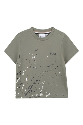 T-shirt - Vert foncé - Boss