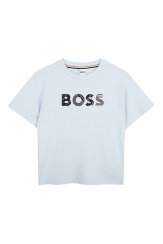 T-shirt - Bleu clair - Boss