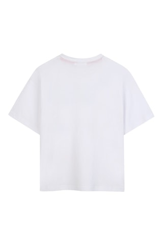 T-shirt en coton biologique - Blanc - Hugo