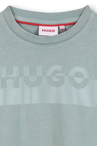 T-shirt en coton biologique - Bleu clair - Hugo