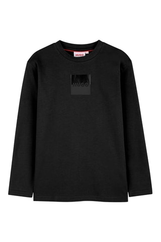 T-shirt en coton biologique - Noir - Hugo