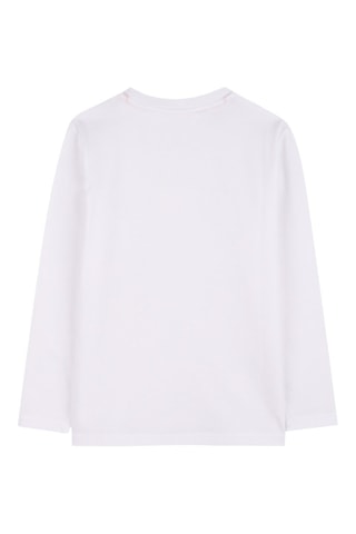 T-shirt en coton biologique - Blanc - Hugo