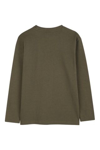 T-shirt en coton biologique - Kaki - Hugo