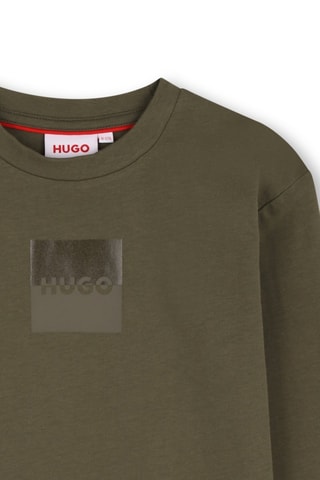 T-shirt en coton biologique - Kaki - Hugo