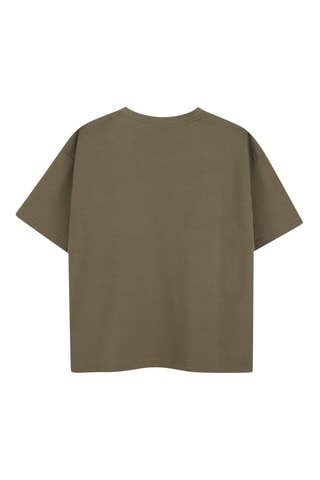T-shirt en coton biologique - Kaki - Hugo