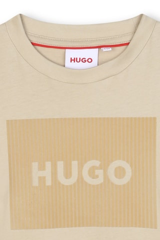 T-shirt en coton biologique - Beige - Hugo