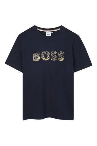 T-shirt - Bleu foncé - Boss