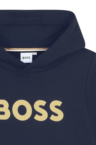 Sweat à capuche - Bleu foncé - Boss