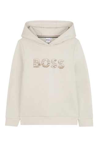 Sweat à capuche - Ecru - Boss