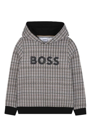 Sweat à capuche - Noir - Boss
