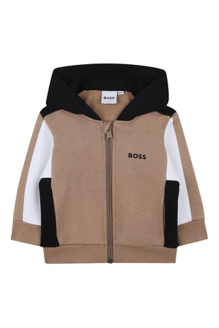 Sweat à capuche - Marron - Boss
