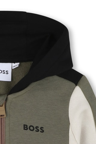 Sweat à capuche - Vert foncé - Boss