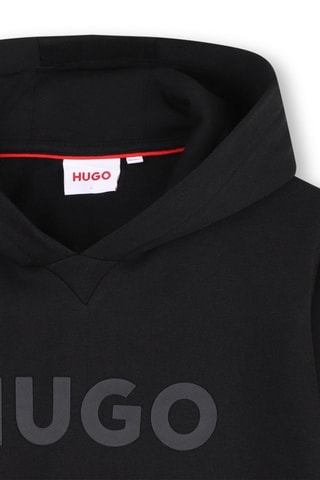 Sweat à capuche - Noir - Hugo