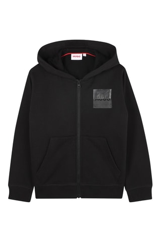 Sweat à capuche - Noir - Hugo