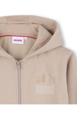 Sweat à capuche - Beige - Hugo