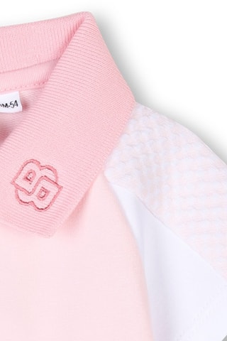 Combishort en coton biologique - Rose poudré - Boss