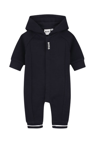 Combinaison à capuche en coton biologique - Bleu nuit - Boss