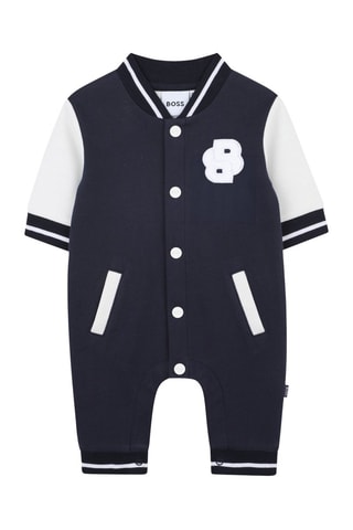 Combinaison en coton biologique - Bleu nuit - Boss