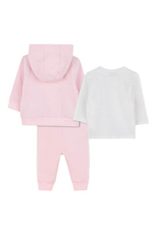 Ensemble 3 pièces en coton biologique - Rose - Boss