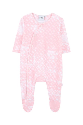 Ensemble 3 pièces en coton biologique - Rose - Boss