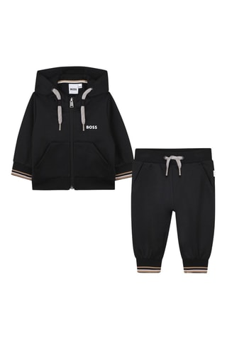 Sweat à capuche et jogging - Noir - Boss