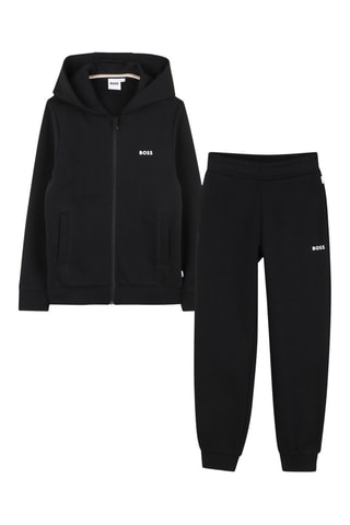 Sweat à capuche et jogging - Noir - Boss