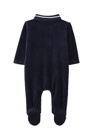 Grenouillère en coton biologique - Bleu nuit - Boss