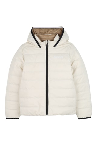 Doudoune réversible à capuche - Beige - Boss