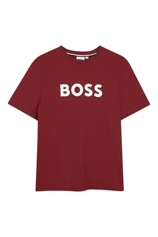 T-shirt regular - Bordeaux - Boss