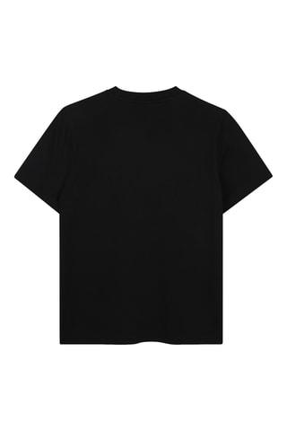 T-shirt regular en coton biologique - Noir - Hugo