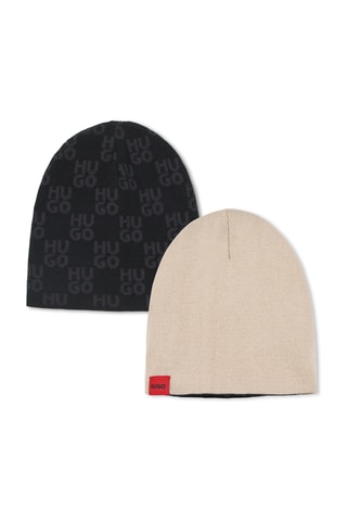 Bonnet - Beige et noir - Hugo