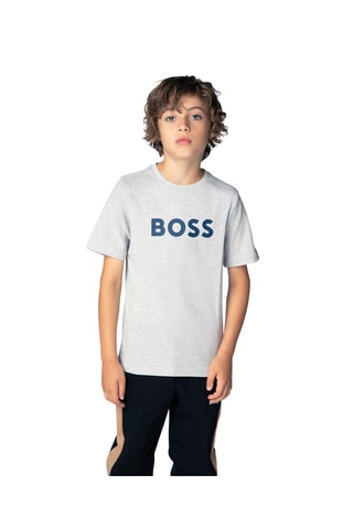 T-shirt regular - Gris clair - Boss
