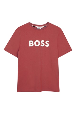 T-shirt regular - Rouge brique - Boss