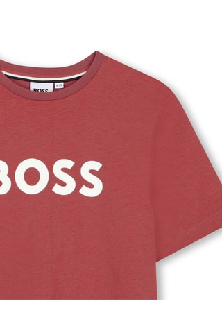 T-shirt regular - Rouge brique - Boss