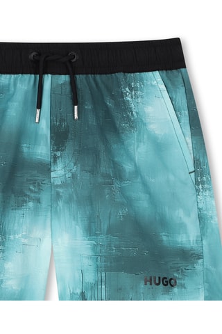 Short de bain - Turquoise - Hugo