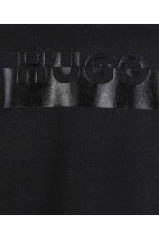 T-shirt en coton biologique - Noir - Hugo