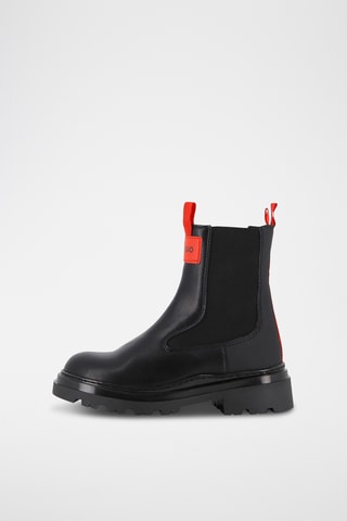 Bottines Chelsea plateformes en cuir - Noir - Hugo