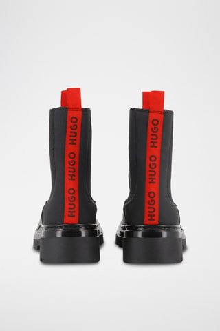 Bottines Chelsea plateformes en cuir - Noir - Hugo