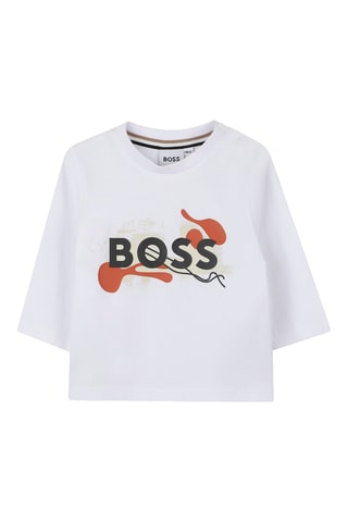 T-shirt regular - Blanc - Boss
