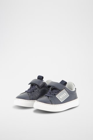 Baskets en cuir - Bleu - Boss