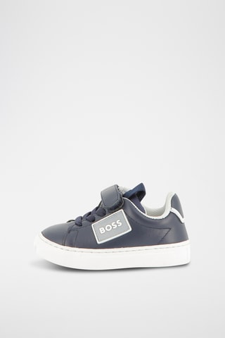 Baskets en cuir - Bleu - Boss