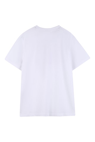 T-shirt regular en coton biologique  - Blanc - Hugo