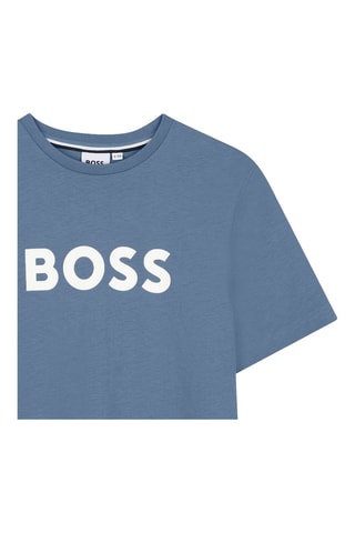 T-shirt regular - Bleu - Boss