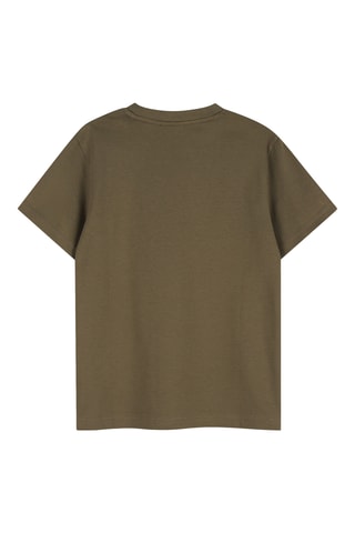 T-shirt regular en coton biologique - Kaki - Hugo