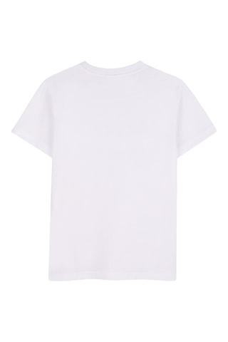 T-shirt en coton biologique - Blanc - Hugo
